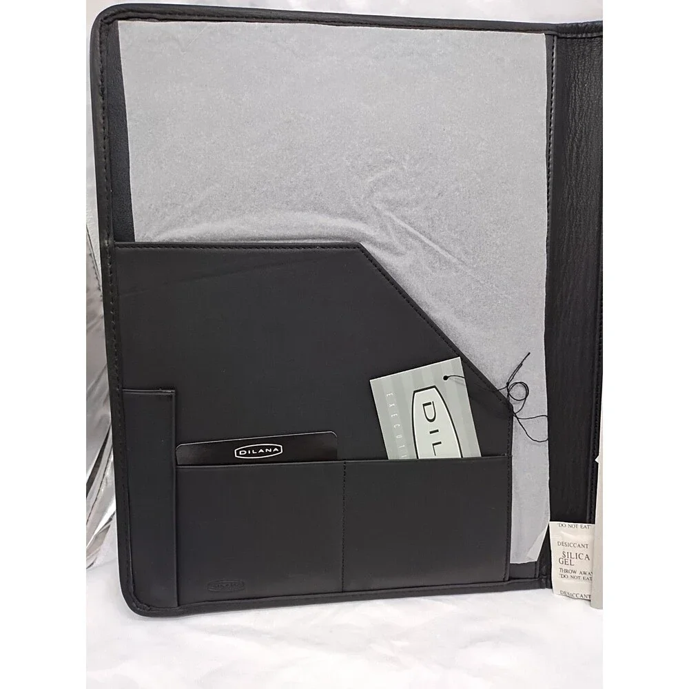 Dilana Black Portfolio With Notepad 667-8798BK